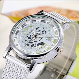 Men’s Fashion Light and Casual Hollow Out Watch